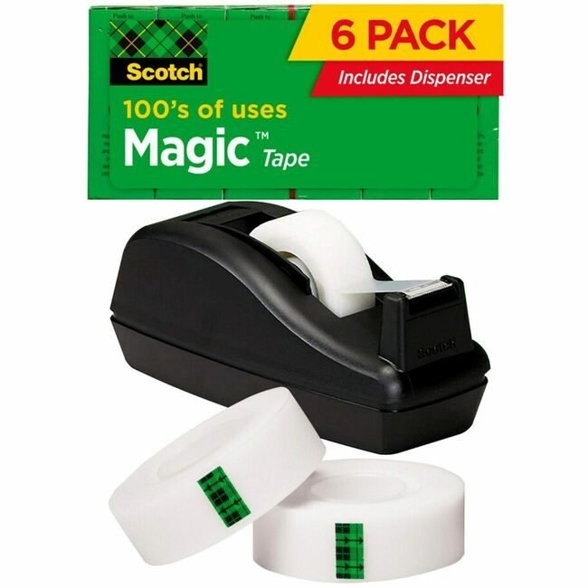 3M Company Dispenser Tape Deluxe 6ROLL MMM810C40BK