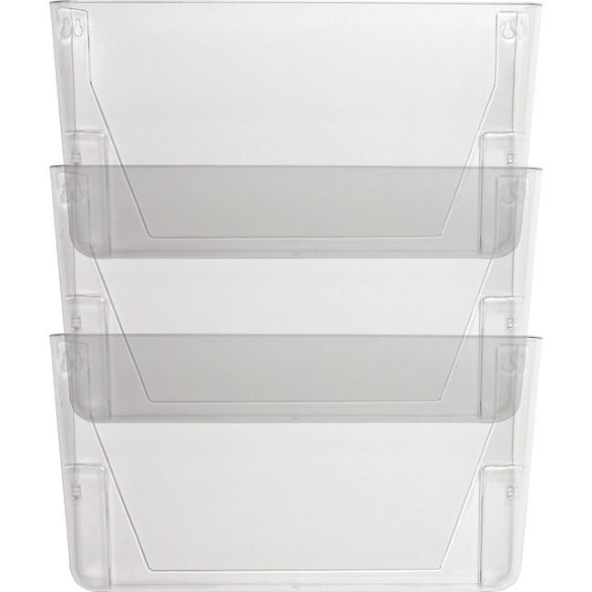 Lorell File Stak Clear 3 Pack LLR60001