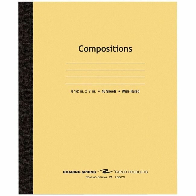 Roaring Spring Paper Products Book Composition Wide Mla ROA77308CT