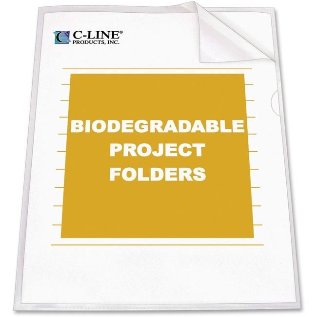 C-Line Products Folder Project Biodg Clear CLI62627