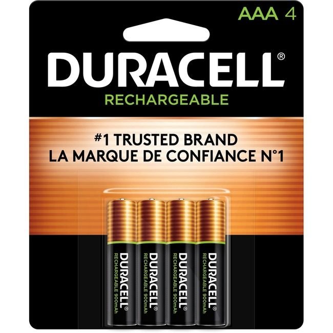 Duracell Battery Rechrgeable Aaa 4 Pack DURNLAAA4BCDCT