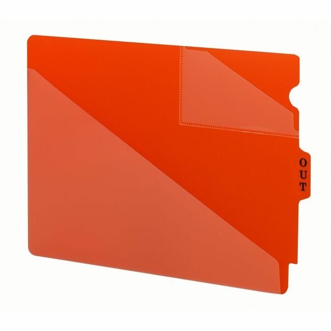 Smead Manufacturing Co. Guide Out Endtab Poly Red SMD61960