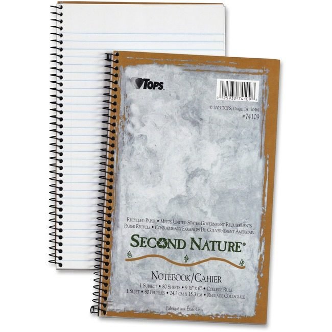 TOPS Products Notebook Wrbnd 9.5X6 TOP74109