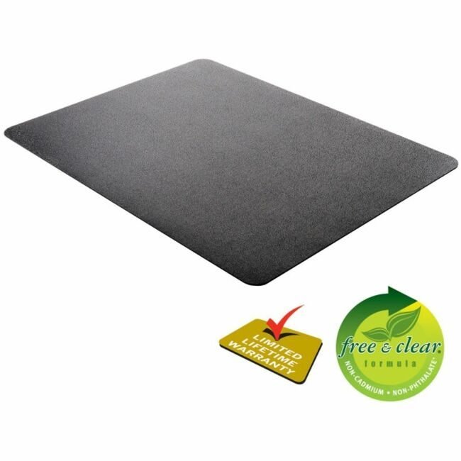 Deflecto Chairmat Supmat 36X48 Black DEFCM14142BLK