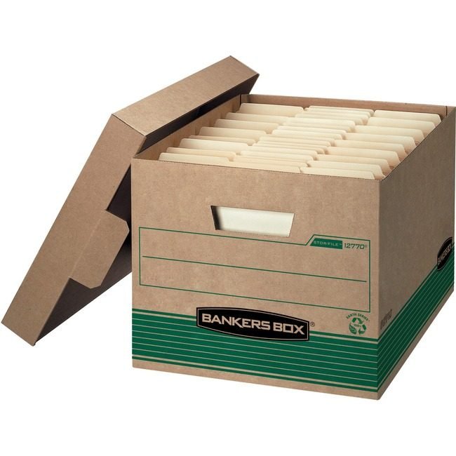 Fellowes Brands Box Storage Recld Ltr/Lgl FEL1277008