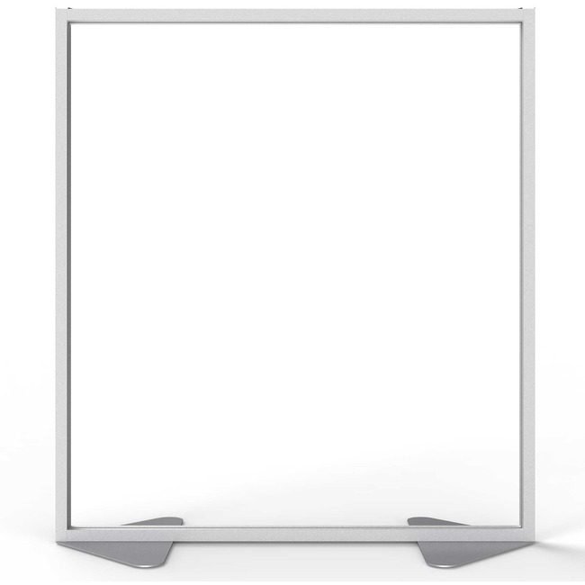 Ghent Manufacturing Partition Aluminum 54X48 Clear GHEMP544870