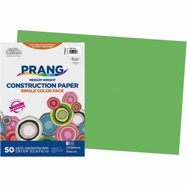Pacon Corporation Paper Constr 12X18 Bgn 50SH PAC9607