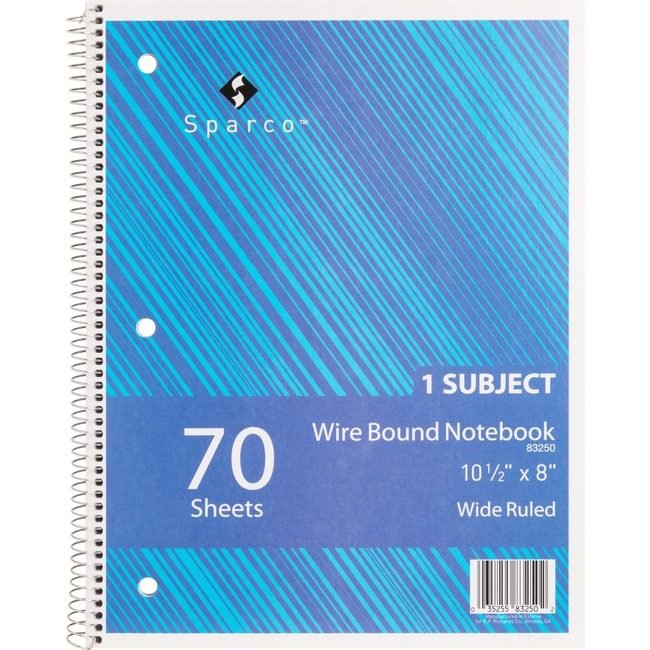 Sparco Notebook Wire Wide 1SUB 70 SPR83250