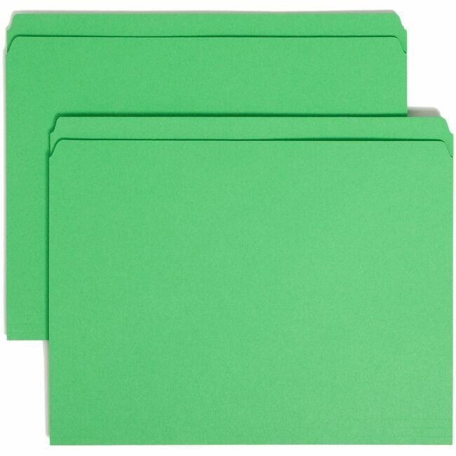 Smead Manufacturing Co. Folder File Letter Straight Green SMD12110