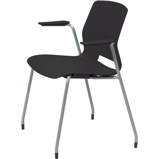 KFI Seating Chair 4-LEG W/Arm Black KFI2701-P10