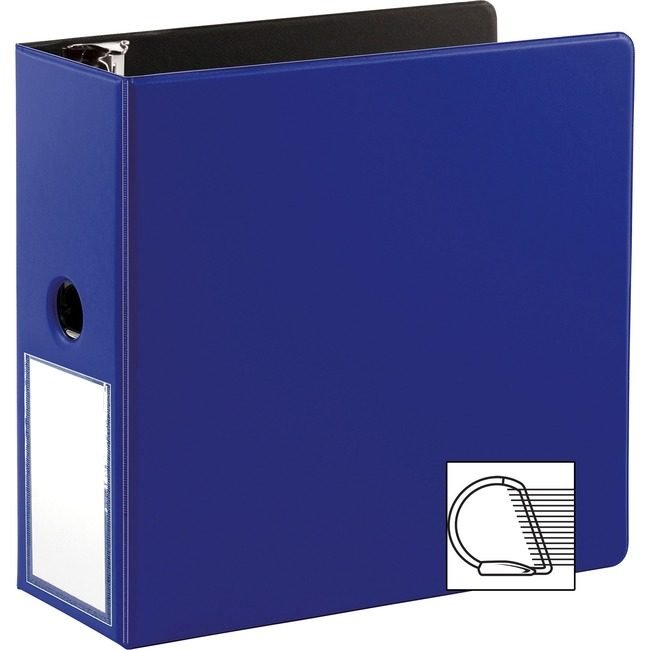Business Source Binder D-Ring Lblhldr 5" Ny BSN33123