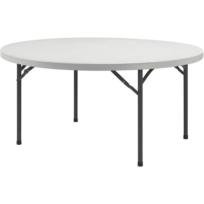 Lorell Table Blwmld 48" Round Gray LLR60327