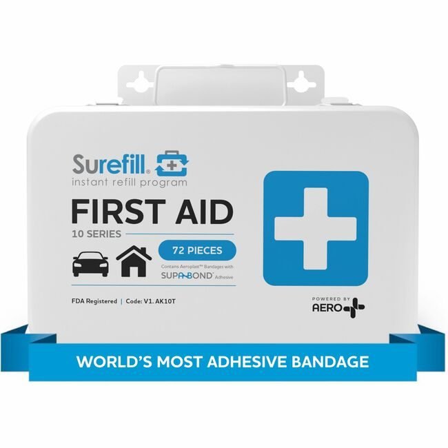 Aero Healthcare AU Pty Ltd CARDIACT Kit Firstaid Metal 72PIECE AERAK10T