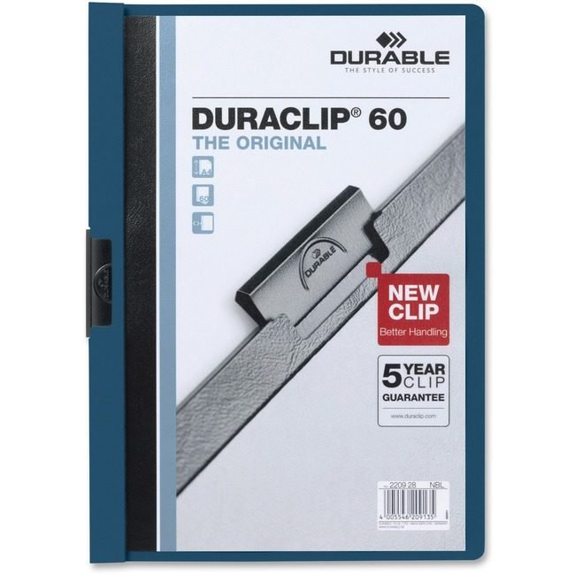 DURABLE Cover Rprt Duraclip 60SH Be DBL2214-07