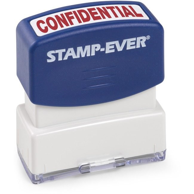 Trodat USA Stamp Preink Confidential Red TDT5944