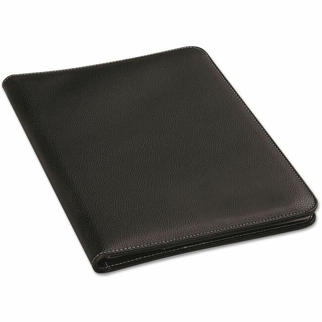 Universal Office Products Padfolio Poly Let Black UNV32660