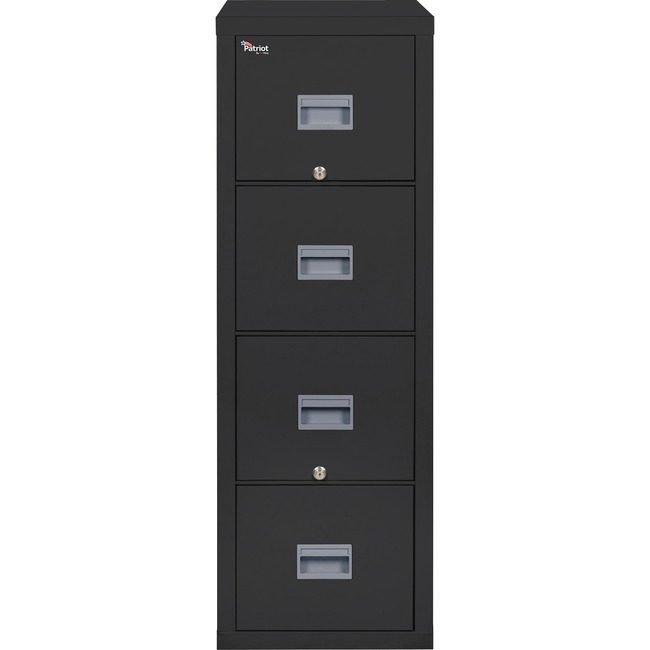 FireKing International File Fire 4DR Black 31" Lt/Lg FIR4P1831CBL