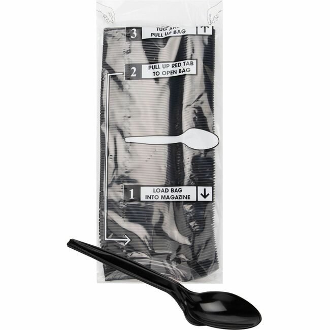 Mind Reader Products Cutlery Spoon Refills Black EMSPSPOON100