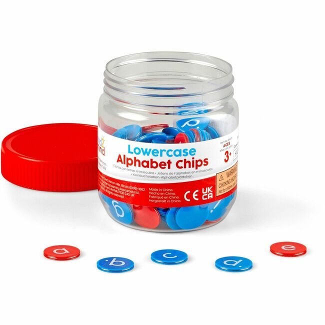 Learning Resources Set Alphabet Chips Lowrcase LRNH2M94473