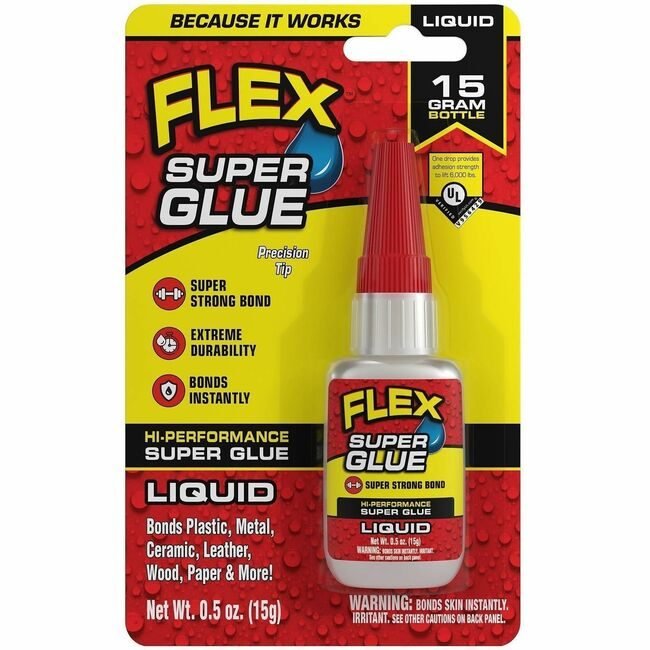 Swift Response, LLC Flex Seal Glue Super Liquid 15G FLXSGLIQB15