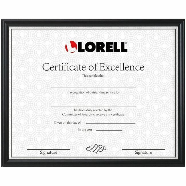 Lorell Frame Certificate 8.5X11" LLR49415