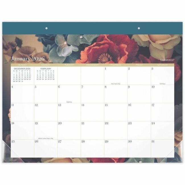 ACCO Brands AT-A-GLANCE Deskpad Mnt Garden Mo Standard AAG1768704