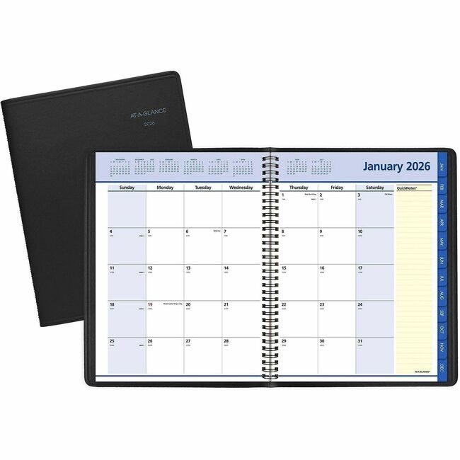 ACCO Brands AT-A-GLANCE Planner Mnth Quicknts 8X11 AAG76-06-05