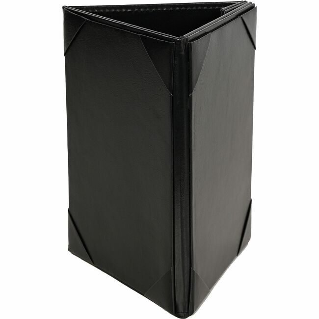 Deflecto Table Tent 4X6 3SIDED Black DEF4441