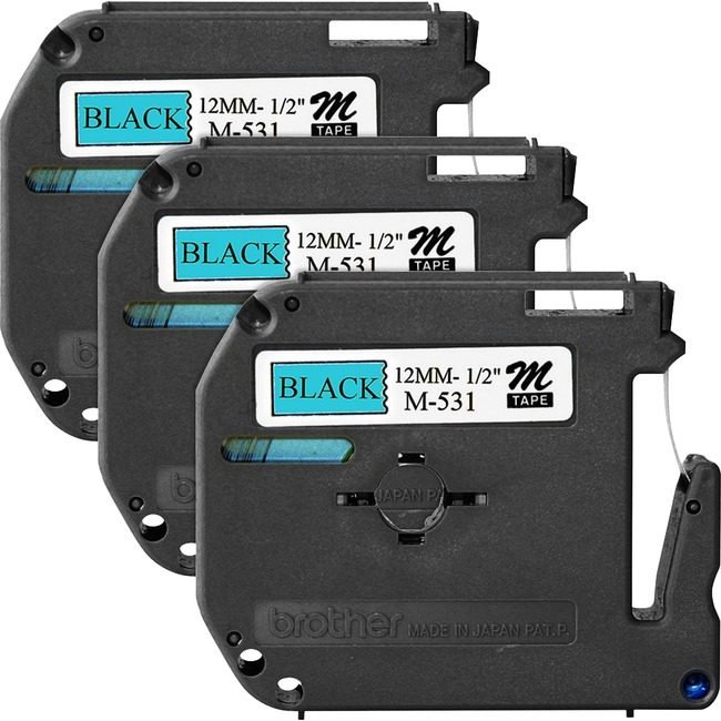 Brother International Tape Labeling 1/2" Bk/Be BRTM531BD