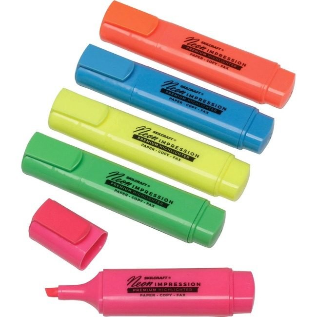 Varies / verify SKU SKU-LEVEL VERIFICATION REQUIRED Highlighter Flat Fluors Assorted NSN2381728