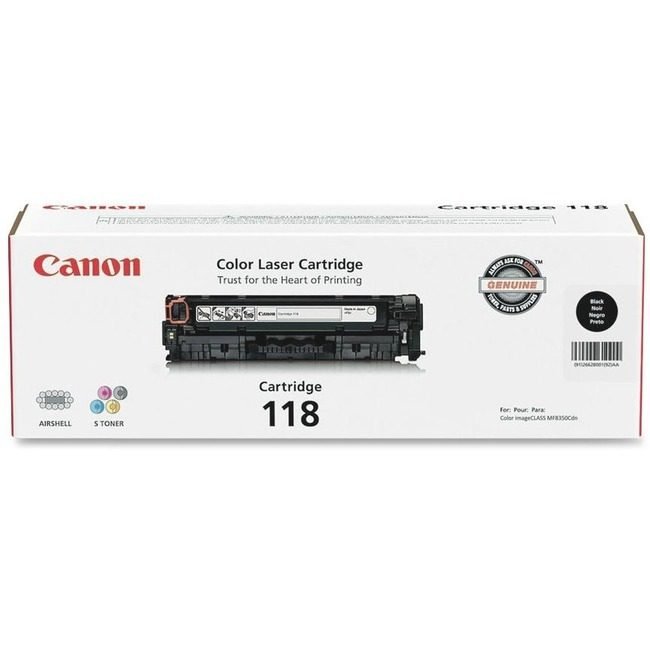 Canon U.S.A. Crtdgs 118 Black Twin Pack CNMCRTDG118BKVP
