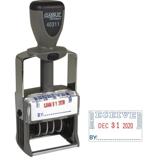Shachihata / Xstamper Stamp Slfink Msg 10YR Recvd XST40311