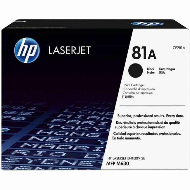 HP Inc. / Hewlett-Packard Crtdg Lj ORIG HP81A Black HEWCF281A
