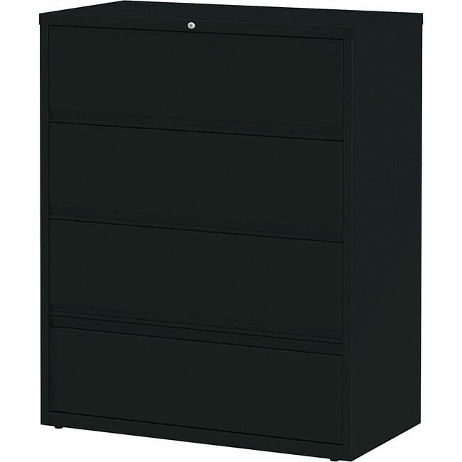 Lorell File Lat Rcd 4-DWR Black 42" LLR43515