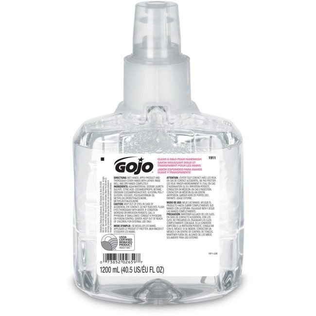 GOJO Industries Soap Foam Hndwash Clr/Mild GOJ191102