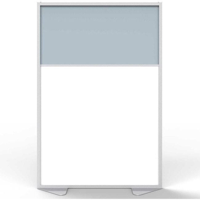 Ghent Manufacturing Partition Aluminum 72X48 Slvr GHEMP7248208F
