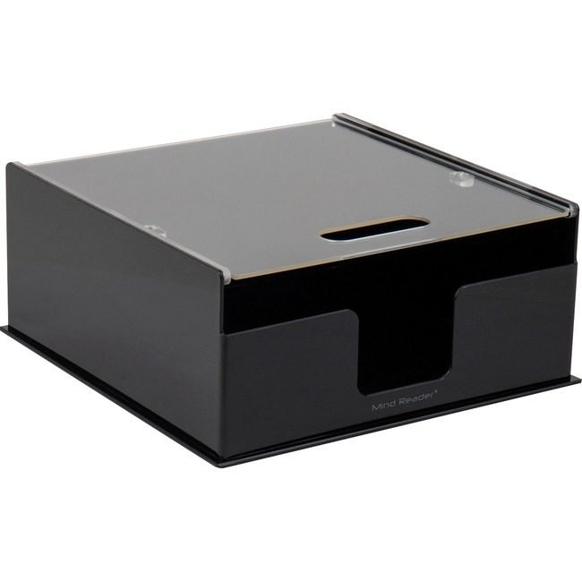 Mind Reader Products Dispenser Plate Black EMSPSTOR