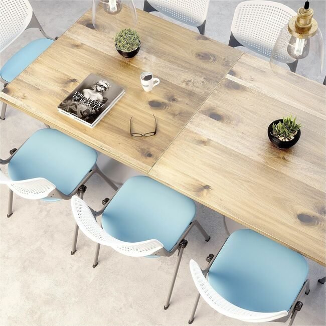 KFI Seating Table Sqr 30X30X29 Barnwood KFI30S917BKLTB