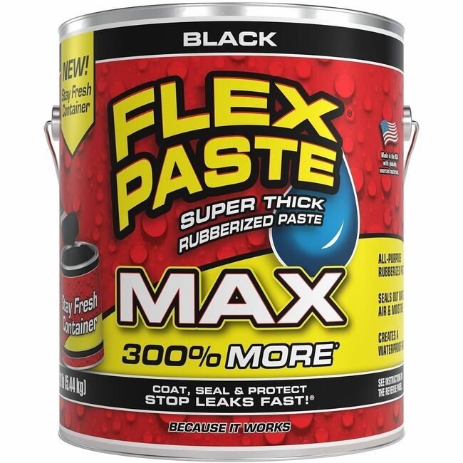 Swift Response, LLC Flex Seal Paste Max 12LB Black FLXPFSMAXBLK01