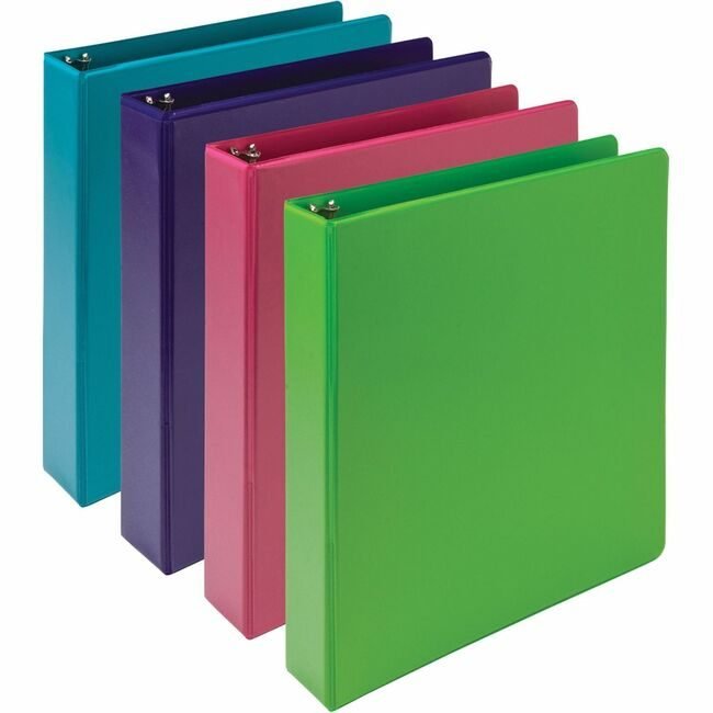 Samsill Binder Ec 1.5" Assorted 4-PACK SAMMS48659