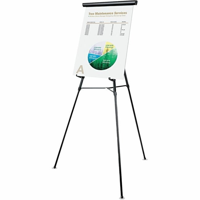Universal Office Products Easel Display Lghtwght Black UNV43150