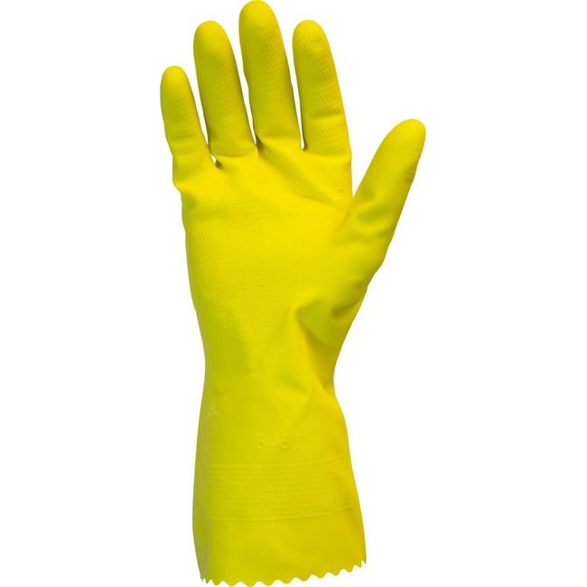 Hospeco Brands Group Safety Zone Gloves Latex Flock -Lined XL SZNGRFYXL1S