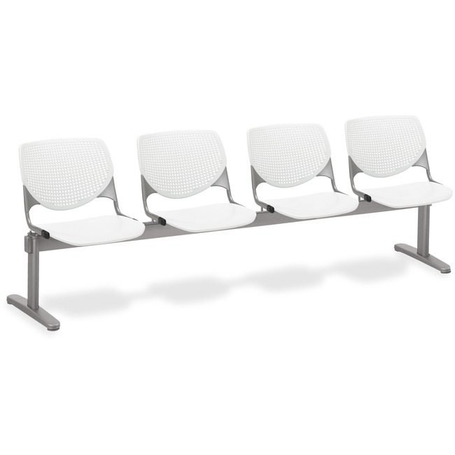 KFI Seating Beamseat 4SEAT White/White KFI2300BEAM4P8