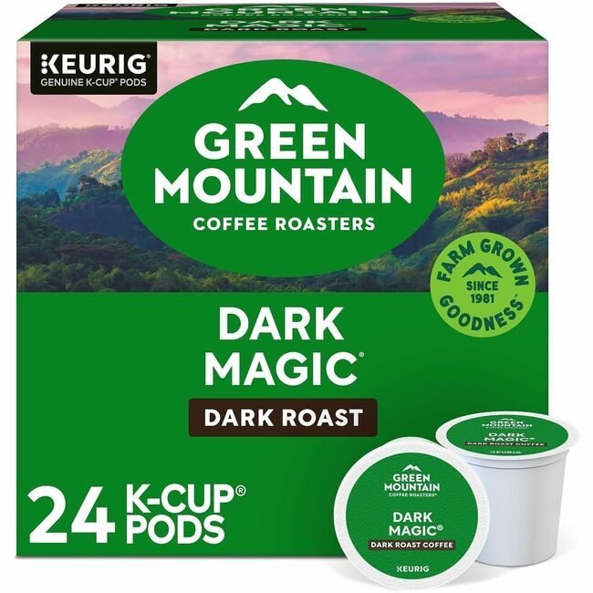 Keurig Dr Pepper / Green Mountain Coffee Roasters Kcup Darkmagic Xbold 24BX GMT4061