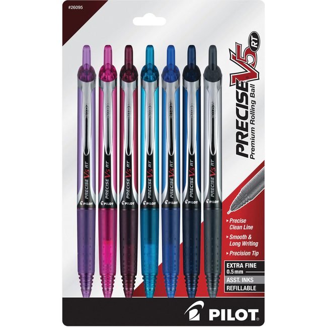 Pilot Corporation of America Pen Precise V5 Rt Assorted PIL26095
