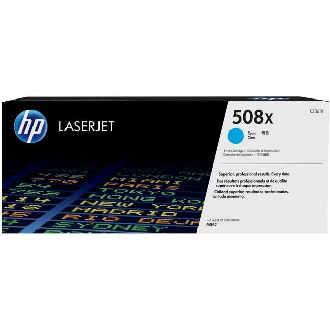 HP Inc. / Hewlett-Packard Crtdg Toner Cyn ORIG HP508X HEWCF361X
