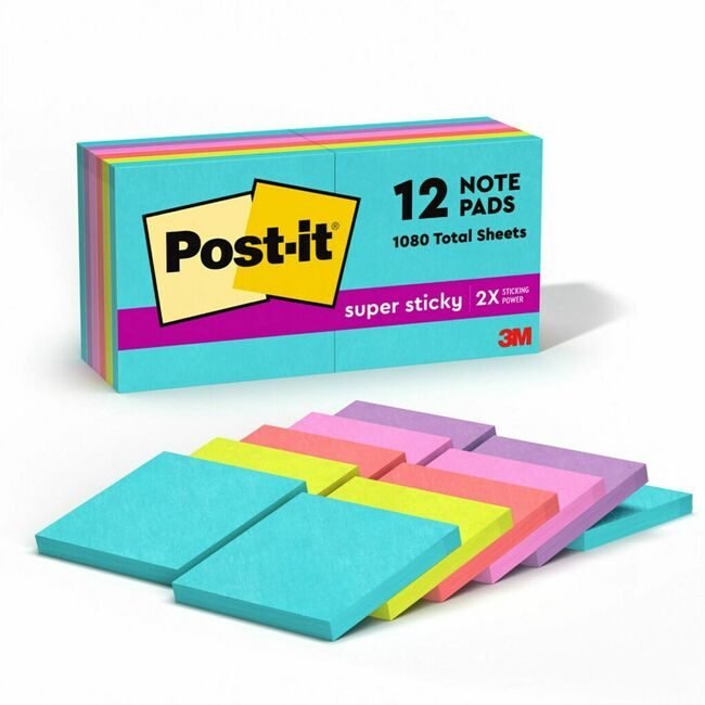 3M Company Notes Post-It Sprstck Miami MMM65412SSMIA