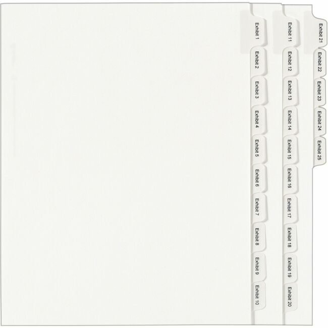Avery Products Corporation Index Legal EXHBT 1-25 AVE82106