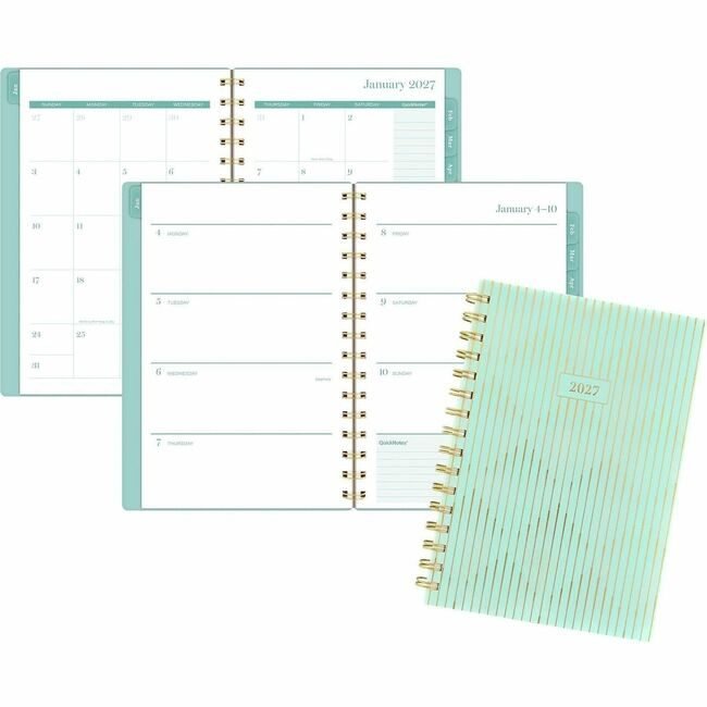 ACCO Brands AT-A-GLANCE Planner Wk/Mthly Glimmer Small AAG1843200