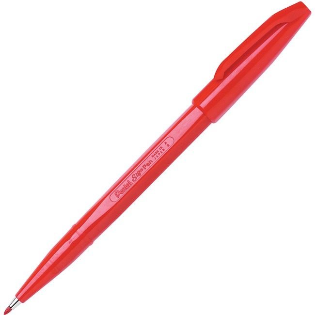 Pentel of America Pen Signing Fine Red PENS520-B